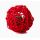 JK Červená ratanová guľa so zvončekom 6 cm