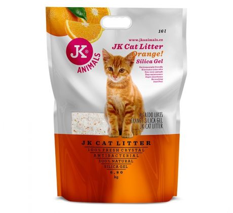 JK Litter Silica gel - orange 16 l