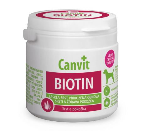 Canvit Biotin pre psy 100 tbl. 100 g