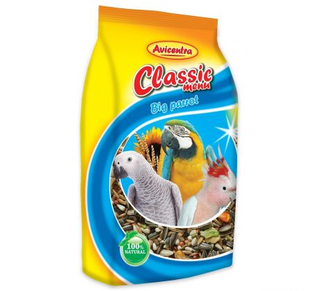 Avicentra Veľký papagáj classic menu 1 kg