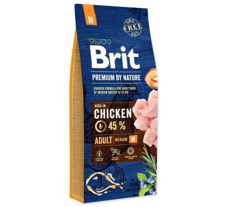 Brit Premium by Nature dog Adult M 8 kg