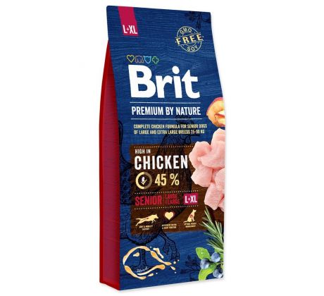 Brit Premium by Nature dog Senior L+ XL 3 kg
