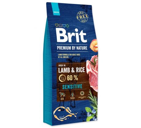 Brit Premium by Nature dog Sensitive Lamb 1 kg