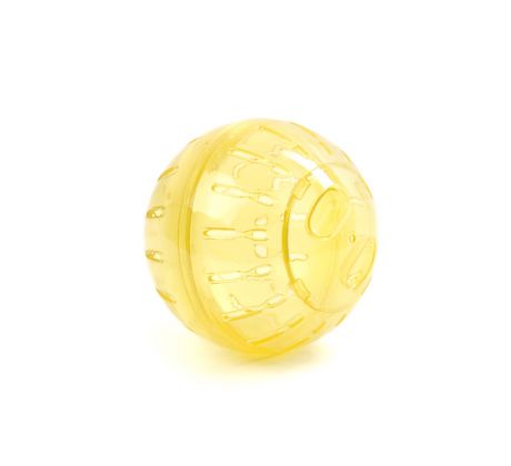 JK Malá plastová guľa 14 cm, žltá