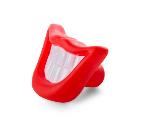 JK Vinylový úsmev – zuby 9 cm, vinylová (gumová) hračka