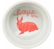 Trixie Keramická miska SPOTLIGHT pre králika, 250 ml/ø 11 cm grey/red