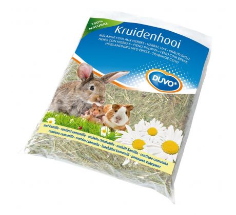 Seno DUVO+ bylinkové s harmančekom pre králiky a hlodavce 500 g
