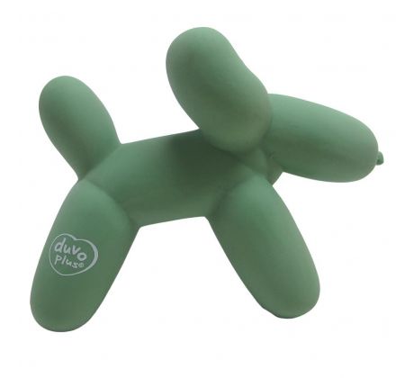 Hračka DUVO+ latexový balón husky, pískajúci, zelený 14x5,5x10,5 cm