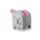 JK Vinylová kocka slon, šedá pískacia hračka pre psov, 10 cm