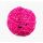 JK Ružová ratanová guľa so zvončekom 6 cm