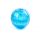 JK Stredná plastová guľa 19 cm, modrá