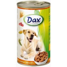 Dax konzerva pre psov s hydinou 1240 g