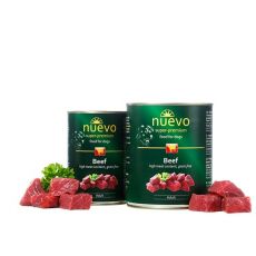 NUEVO dog Adult Beef 400 g konzerva