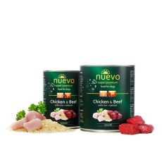 NUEVO dog Junior Chicken & Beef 800 g konzerva