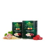 NUEVO dog Junior Chicken & Beef 400 g konzerva