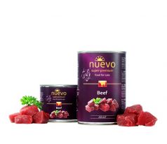 NUEVO cat Adult Beef 400 g konzerva