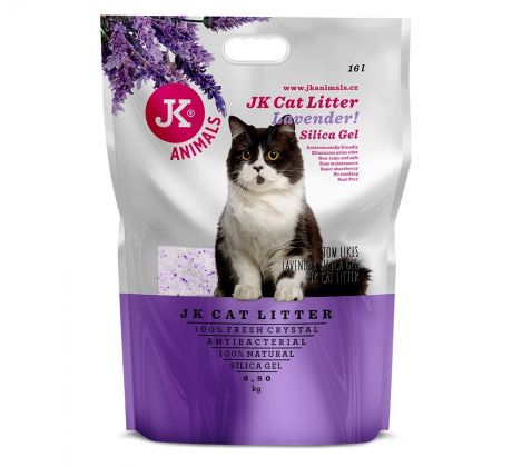 JK Litter Silica gel - lavender 16 l