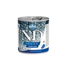 Farmina N&D dog OCEAN Sea Bass & Squid konzerva 285 g