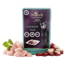 NUEVO cat Adult Chicken & Duck 85 g kapsičky