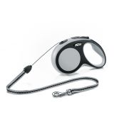 flexi New Comfort Cord (lanko), veľkosť S, sivé,  8 m/12 kg