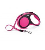flexi New Comfort Tape (pásik), veľkosť S, ružové, 5 m/15 kg