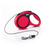 flexi New Comfort Cord (lanko), veľkosť XS, červené, 3 m/8 kg