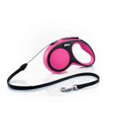 flexi New Comfort Cord (lanko), veľkosť S, ružové, 5 m/12 kg