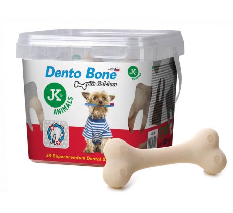 JK Dento Bone dentálna maškrta kosť s kalciom 8,5 cm 505 g