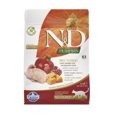 Farmina N&D cat GF PUMPKIN Neutered Quail 0,3 kg