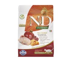 Farmina N&D cat GF PUMPKIN Neutered Quail 0,3 kg