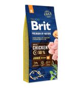 Brit Premium by Nature dog Junior M 15 kg
