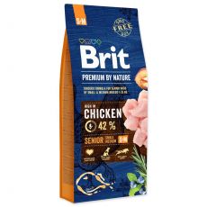 Brit Premium by Nature dog Senior S+ M 1 kg