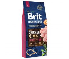 Brit Premium by Nature dog Junior L 15 kg