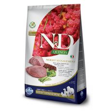 Farmina N&D dog QUINOA (GF) adult all breed, weight managment, lamb 2,5 kg