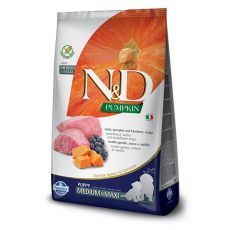 Farmina N&D dog PUMPKIN (GF) puppy medium & maxi, lamb & blueberry 2,5 kg
