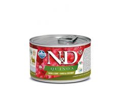 N&D DOG QUINOA SKIN&COAT DUCK MINI WET FOOD 140 G