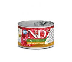 N&D DOG QUINOA SKIN&COAT QUAIL MINI WET FOOD 140 G