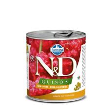 N&D DOG QUINOA SKIN&COAT QUAIL WET FOOD 285 G
