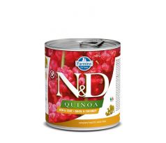 N&D DOG QUINOA SKIN&COAT QUAIL WET FOOD 285 G