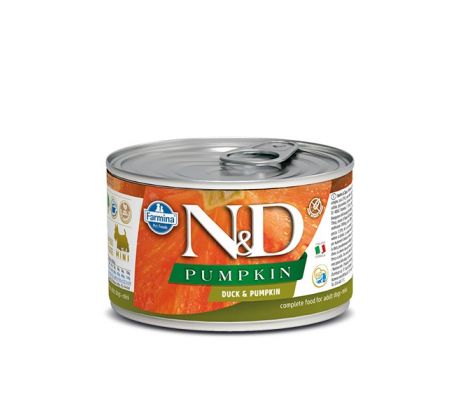 N&D DOG DUCK & PUMPKIN ADULT MINI WET FOOD 140 g
