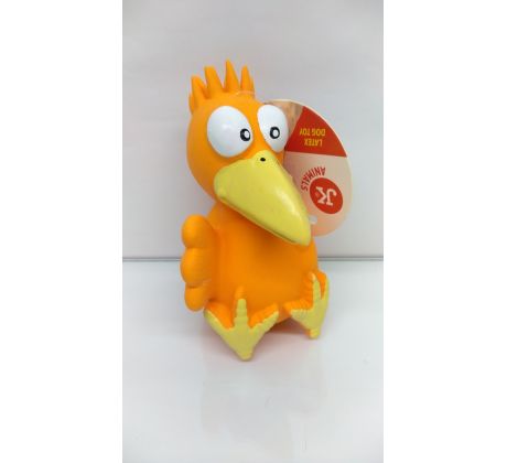JK Latexové vtáča oranžové cca 13 cm