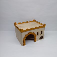 JK Hrad č. 3, drevený domček pre morčatá 24×18×16 cm