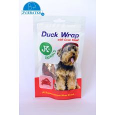Meat Snack Duck Wrap with Crab Meat, sušené kačacie a krabie mäso, mäsová maškrta, 80 g
