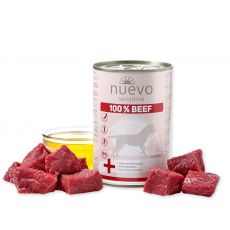 NUEVO dog Sensitive 100% Beef 400 g konzerva