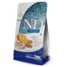 Farmina N&D cat OCEAN Adult Codfish,spelt,oats&orange 1,5 kg