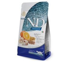 Farmina N&D cat OCEAN Adult Codfish,spelt,oats&orange 1,5 kg