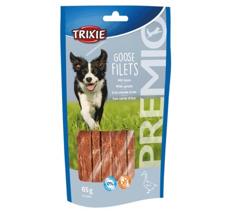 TRIXIE Premio Goose Filets - husacie filety, 65 g