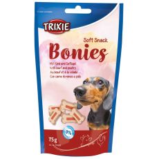 Trixie Soft Snack BONIES Light - mäkké kostičky hovädzie / morka 75g