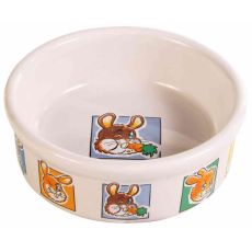 Trixie Keramická miska motív králik 240 ml, 11 cm
