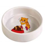 Trixie Keramická miska pre škrečka s obrázkom 90 ml, 8 cm